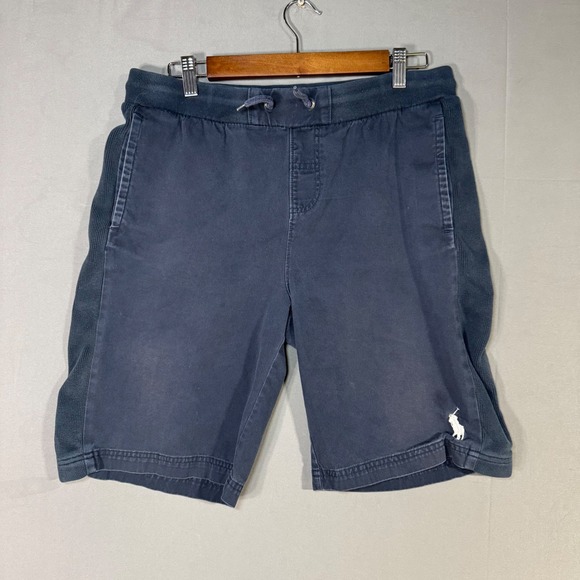 Polo Ralph Lauren Other - Polo Ralph Lauren Size L Navy Blue Cotton Blend Athletic Shorts Embroidered Pony
